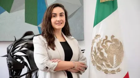 En el Foro Finanzas Sostenibles MX25, María del Carmen Bonilla, subsecretaria de Hacienda