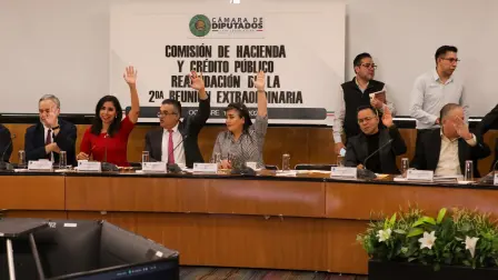 Reunión de la Comisión de Hacienda de la Cámara de Diputados.