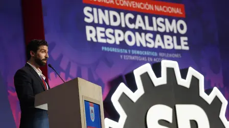 Gabriel Tamariz, representante de la Secretaría del Trabajo y Previsión Social (STPS)