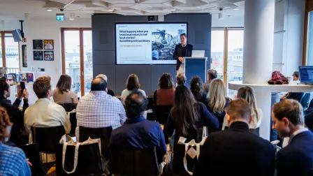 Presentación del reporte en Berlín