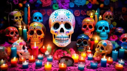 Calaveritas de Día de Muertos.