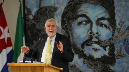 El embajador de Cuba en México, Marcos Rodríguez Costa, ofreció una conferencia de prensa de cara a la votación del proyecto de resolución 79/7 “Necesidad de poner fin al bloqueo” en la 80ª Asamblea General de las Naciones Unidas.