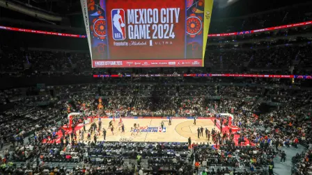 Arena Ciudad de México, juego entre el Miami Heat y los Washington Wizards.