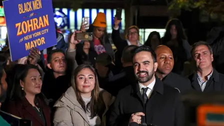 El demócrata Zohran Mamdani, electo alcalde de Nueva York.