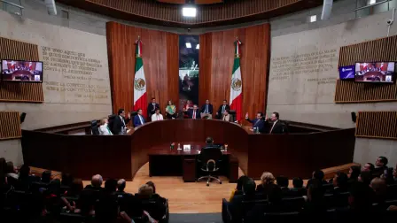 Gilberto Bátiz asume presidencia del Tribunal Electoral del Poder Judicial de la Federación.