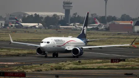 Grupo Aeroméxico hizo su regreso este jueves en la Bolsa Mexicana de Valores y mercados internacionales. Foto: Reuters