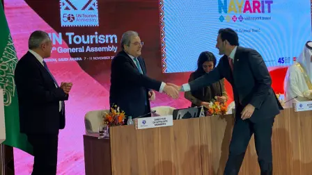 Durante la 26ª Asamblea General de ONU Turismo en Riad, Arabia Saudita, Nayarit fue distinguido como nuevo miembro de la Junta Directiva 2026–2029 y “Supportive Partner Destination”.