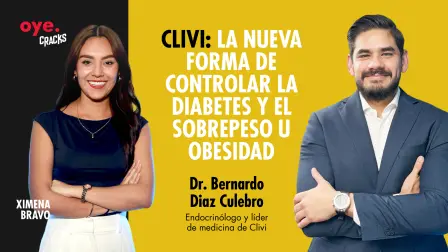 En este episodio de Oye.Cracks conversamos con el Dr. Bernardo Díaz Culebro, endocrinólogo y líder de medicina en Clivi, plataforma digital que está transformando la forma en que se controla la diabetes y la obesidad.

Descubre cómo la combinación de tecnología, acompañamiento médico y resultados medibles puede marcar la diferencia en el manejo de enfermedades crónicas.

¡Aprende más sobre prevención, tratamiento y cómo integrar el cuidado de tu salud a tu día a día con Clivi! Link: https://www.clivi.com.mx/?srsltid=AfmBOoqiKll6bOWDtdbY9QRGVhip-eUjI-kjpqWCBDffxAR4DGKl6iUm