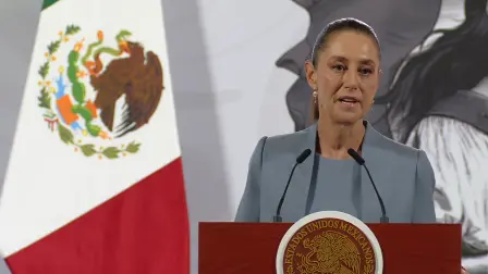 La presidenta Claudia Sheinbaum