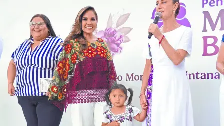 “Las mujeres nos vemos más bonitas cuando hablamos y cuando participamos, nunca más calladitas las mujeres en México”, dijo la presidenta Sheinbaum. Foto: Especial