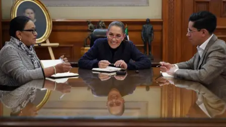 La presidenta de México, Claudia Sheinbaum, dio a conocer este lunes que durante su llamada con el papa León XIV, el viernes pasado, hablaron de la intención de la iglesia católica para apoyar en la pacificación del país.