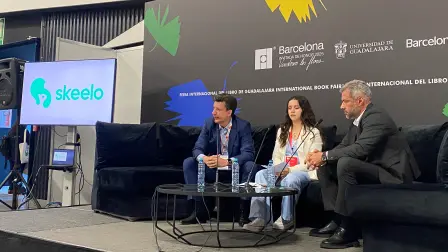 Presentación de Skeelo en la Fil de Guadalajara.