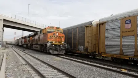 La ‌Administración Federal de Ferrocarriles dijo que las tripulaciones procedentes ​de México no pueden ​operar en ‍Estados Unidos 10 millas (16 kilómetros) más ⁠adentro de su punto de entrada.

Para más información del tema, visita: https://www.eleconomista.com.mx/empresas/gobierno-trump-impone-restricciones-tripulaciones-trenes-mexicanos-operen-eu-20251219-792112.html

¡Síguenos en nuestras redes sociales para mantenerte informado!

Twitter: https://twitter.com/eleconomista 
Facebook: https://www.facebook.com/ElEconomista.mx
Instagram: https://www.instagram.com/eleconomistamx
LinkedIn: https://www.linkedin.com/company/el-economista/
T

#ElEconomista #EETV