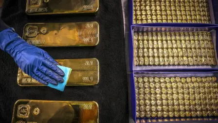 El oro escaló hasta los 4,519.78 dólares la onza.