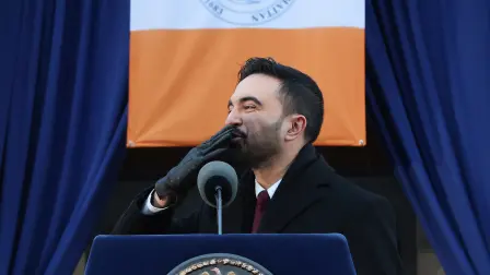 Zohran Mamdani, alcalde demócrata de Nueva York.