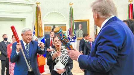 Andrés Manuel López Obrador y Donald Trump sostuvieron un encuentro en la Casa Blanca en julio de 2020.
