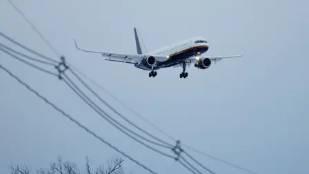 Avión comercial sobrevolando espacio aéreo de Venezuela.