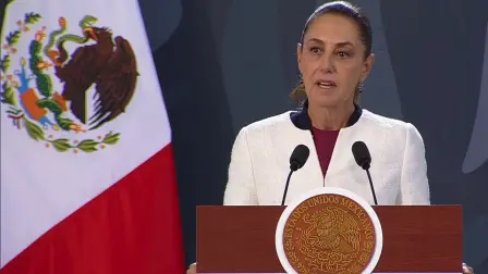 Los homicidios en México ‌bajaron ⁠un ‌40% de septiembre de 2024 ⁠a diciembre de 2025, llegando a la cifra diaria más baja de esa ‍clase de crímenes desde ⁠el 2016, ‌informó la mañana de este ⁠jueves la presidenta Claudia Sheinbaum.