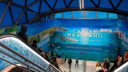 Promoción del Caribe Mexicano en el marco de la Feria Internacional de Turismo 2026 en Madrid, España.