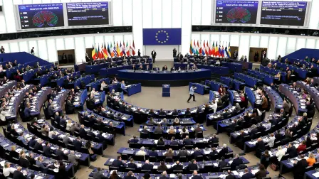 Pleno del Parlamento Europeo.