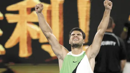 Carlos Alcaraz, tenista.