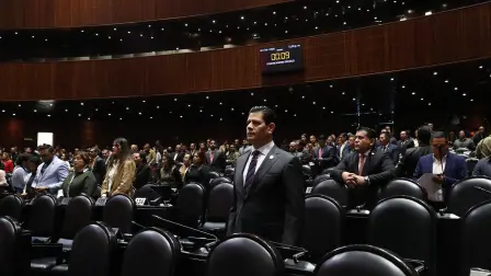 Salón de sesiones de la Cámara de Diputados.