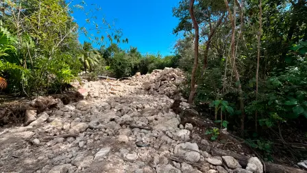 Obras de Royal Caribbean de su proyecto turístico en Mahahual.