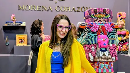 Sofía Berlanga presenta Diosas en Zona MACO 2026, una exposición que integra joyería, escultura y colaboración con artesanos wixárikas dentro del circuito del arte contemporáneo.