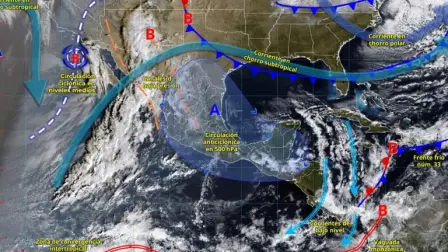 Además, se prevén heladas en zonas altas durante la madrugada y temperaturas calurosas en estados del Pacífico sur.

Para más información del tema, visita: https://www.eleconomista.com.mx/politica/clima-domingo-mexico-lluvias-fuertes-frio-rachas-intensas-viento-estados-20260207-798857.html

¡Síguenos en nuestras redes sociales para mantenerte informado!

Twitter: https://twitter.com/eleconomista 
Facebook: https://www.facebook.com/ElEconomista.mx
Instagram: https://www.instagram.com/eleconomistamx
LinkedIn: https://www.linkedin.com/company/el-economista/
T

#ElEconomista #EETV #Clima #ClimaCDMX #ClimaHoy