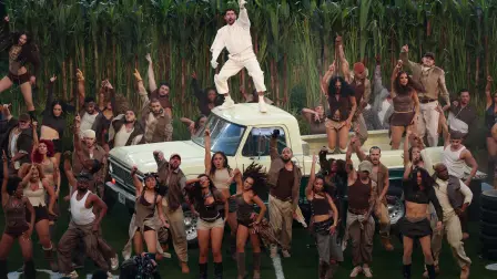 Puerto Rican singer Bad Bunny performs during Super Bowl LX Patriots vs Seahawks Apple Music Halftime Show at Levi's Stadium in Santa Clara, California on February 8, 2026. (Photo by Patrick T. Fallon / AFP)