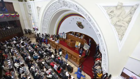 Panorámica del Congreso de Venezuela.