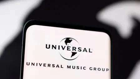 FILE PHOTO: Universal Music Group logo is seen displayed in this illustration taken, May 3, 2022. REUTERS/Dado Ruvic/Illustration/File Photo