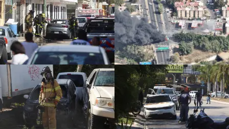 Actos violentos en Jalisco tras la muerte de El Mencho.