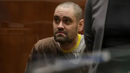 Nick Reiner durante su comparecencia en el Tribunal Superior del Condado de Los Ángeles, California.