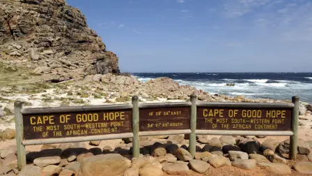 El Cabo de Buena Esperanza, el punto más suroccidental de África.