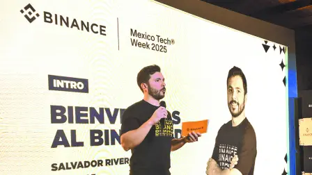 Salvador Rivero, gerente general de Binance en México, afirmó que el potencial del país se extiende a pagos empresariales e infraestructura.