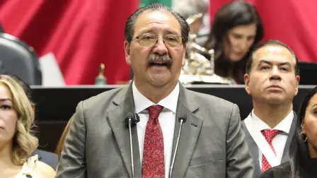 El coordinador del Partido del Trabajo (PT) en la Cámara de Diputados, Reginaldo Sandoval Flores.