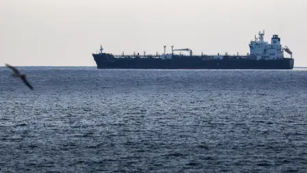 The Texas Voyager oil tanker sits anchored off the coast of Chevron's El Segundo Refinery in El Segundo, California on March 4, 2026. US and European stock markets advanced March 4 as oil prices steadied, after Asian bourses suffered deep losses amid inflation worries sparked by the US-Iran war. Markets have been roiled much of the week as the conflict between the US and Iran effectively closed shipping through the Strait of Hormuz, where a fifth of the world's crude oil travels as well as considerable liquefied natural gas (LNG) supplies travel through. (Photo by Patrick T. Fallon / AFP)