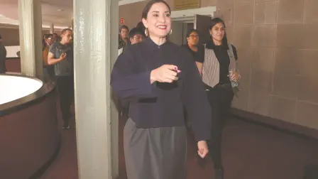 Claudia Curiel de Icaza en el Conservatorio Nacional de Música. Foto: Cuartoscuro.