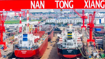 Astillero de Nantong Xiangyu Marine Equipment Co. en Nantong.