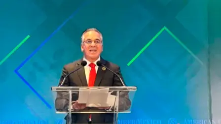 Óscar del Cueto, presidente de CPKC de México, fue designado presidnte de la Cámara de Comercio Americana de México.