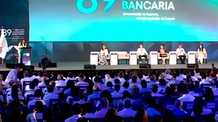 Ceremonia de inaguruación de la Convención Bancaria.