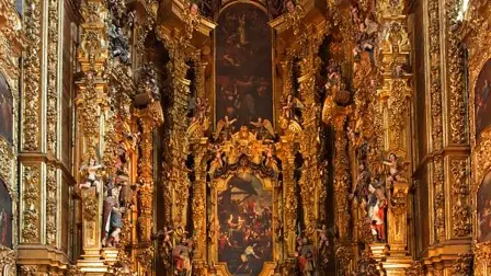 Detalle del Retablo de los Reyes en la Catedral Metropolitana de la Ciudad de México.