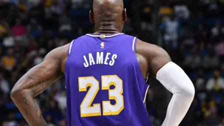 LeBron James de Los Angeles Lakers.