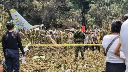 Avión Hércules de la Fuerza Aérea Colombiana se accidenta al despegar en Putumayo con tropas a bordo
