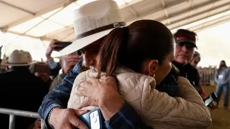 La presidenta de México de gira por Topilejo, alcaldía Tlalpan.