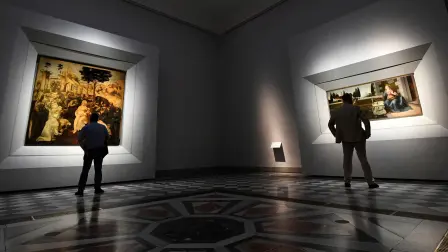 Galería de los Ufizzi en Florencia, Italia. Foto: Reuters