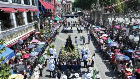 Celebración de la Semana Santa en Puebla capital.