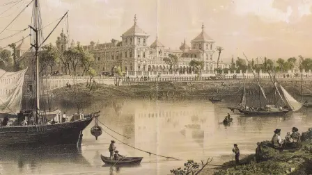 Foto: Aspecto que tenía en el siglo XIX la zona donde se construyó el muelle de Nueva York en 1905. ESPECIAL