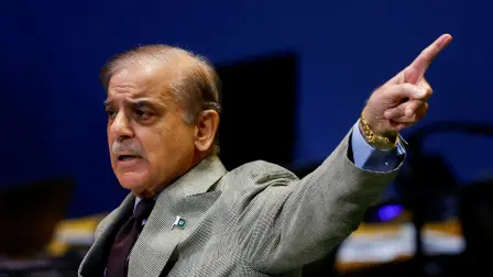 El primer ministro de Pakistán, Shehbaz Sharif.